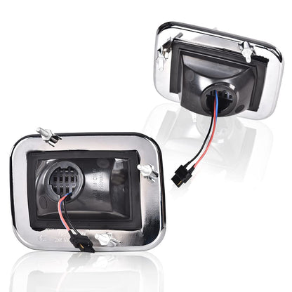 G-PLUS LED Front Park Signal Lamp Compatible with 2003-2009 Hummer H2 Left Right LED Corner Signal Lights Parking Lamps Turn Signal Marker Light Front Fender Replacement 2pcs 15060529