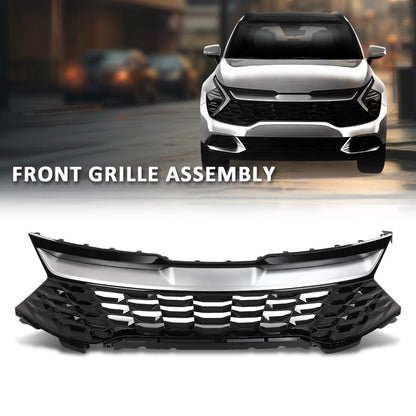 G-PLUS Front Bumper Grille Grlll, Compatible with Kia Sportage EX LX SX Prestige 2023-2024, 86350-DW020, 86350DW020