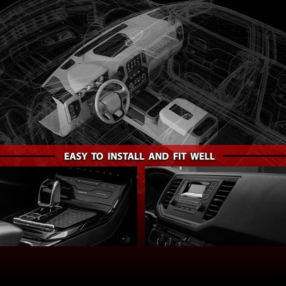 G-PLUS Dash Instrument Cluster Trim Panel Bezel Compatible With Jeep Wrangler 2011 2012 2013 2014