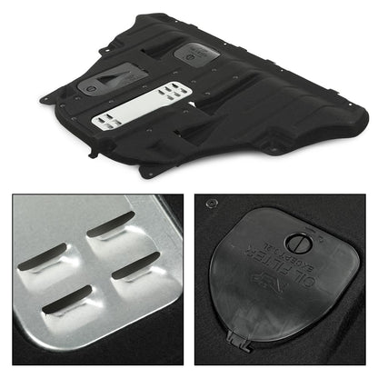G-PLUS Engine Splash Shield Compatible with Jeep Cherokee 2015 2016 2017 2018 68102261AG CH1228156 Black