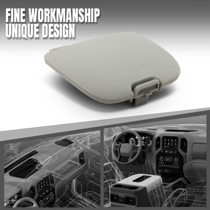 G-PLUS Overhead Console Lid Compatible with Ford F250 F350 F450 F550 Super Duty 2002-2004 Fit Models Without Sun/Moon Roof 2C3Z7811586CAB Gray