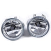 G-PLUS Bumper Fog Lights Assembly Compatible with 2004-2009 Toyota Prius Clear Driving Fog Lamps Kit with Bezel Switch Bulbs