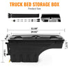 G-PLUS Lockable Storage Box Compatible With Chevy Silverado/GMC Sierra 1500/2500HD/3500HD 2007-2018 Lockable Storage Box Case Truck Bed Toolbox Pair