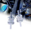 G-PLUS 2pcs 6MM Non-Return One Way 1/4 Inch Air Fuel Oil Check Valve Diesel Gas Fits for Carburettor and Low Pressure Fuel Systems
