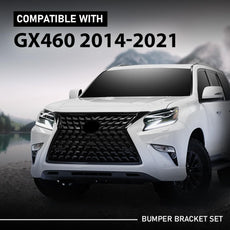 G-PLUS Front Bumper Bracket Set for Lexus LX GX460 2014-2023 Front View