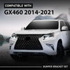 G-PLUS Bumper Bracket Set Front Driver and Passenger Side Compatible with LX GX460 2014-2023 5211560190