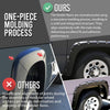 G-PLUS Fender Flares Compatible with 1999-2006 Chevy Silverado/1999-2006 GMC Sierra (Incl. 2007 Classic Models/Not fit Dually & Step-side models) Front Rear Smooth Rivet Wheel Protector Vent Trim