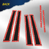 G-PLUS Car Door Window Pillar Posts Molding Trim Compatible with 11-14 Dodge Charge,Chrome Pillar Posts Set Door Trim Mirror Cover,Black,6Pcs