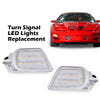 G-PLUS Side Marker Corner Parking Light Compatible With 1998-2002 Pontiac Firebird Trans Am Front Bumper Corner Marker Turn Signal Lamp 10301404 10301405 GM2520177 GM2521177