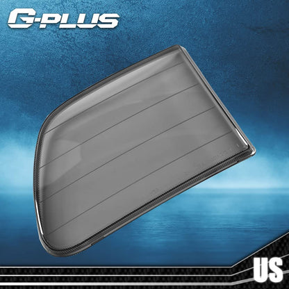 G-PLUS Front Headlight Lens Cover Compatible With 97-04 Ford F150 Expedition,1 Pair Left & Right Side (Smoky Lens)