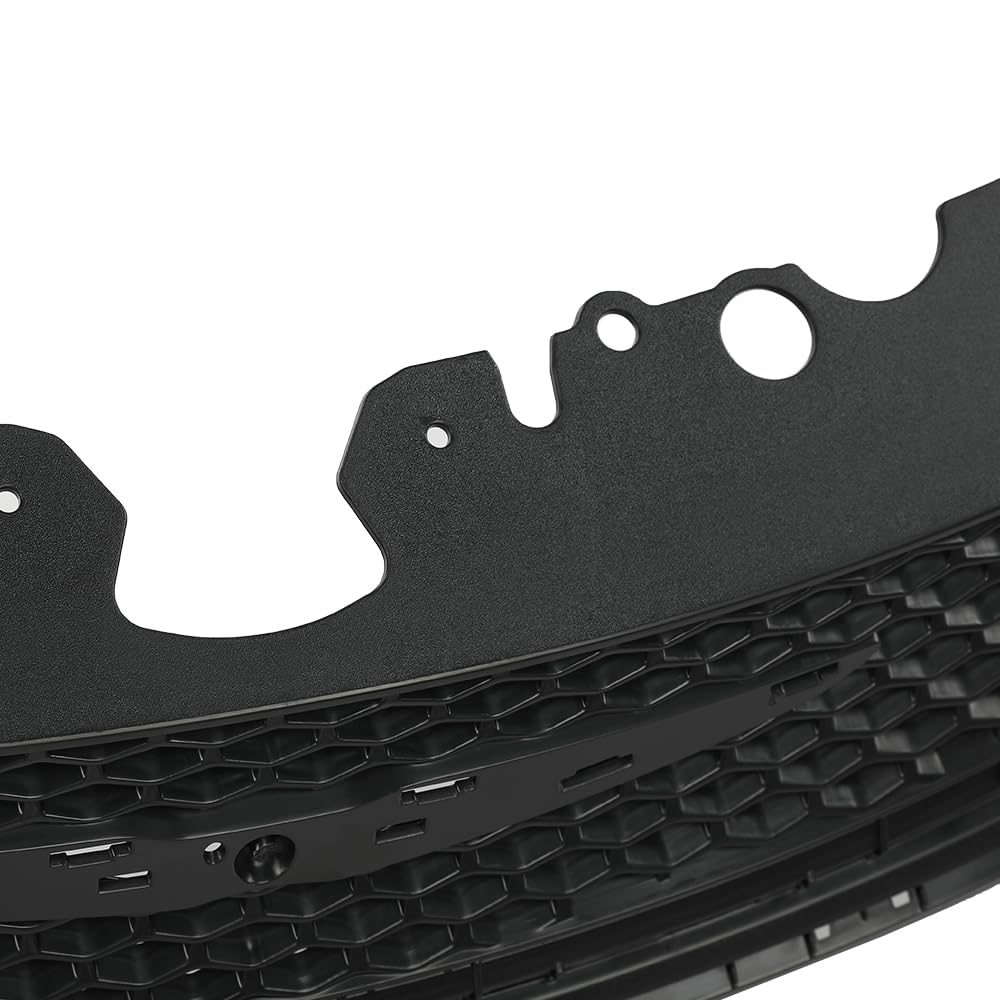 G-PLUS Front Upper Bumper Grill Assembly Compatible with 2015-2017 200 V6 Models Only (Not Fit 4 Cylinder Models) 68103934AC, CH1200385 Chrome Trim Grille