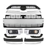 G-PLUS Front Bumper Cover Grille Set Compatible with Hyundai Elantra 2017-2018