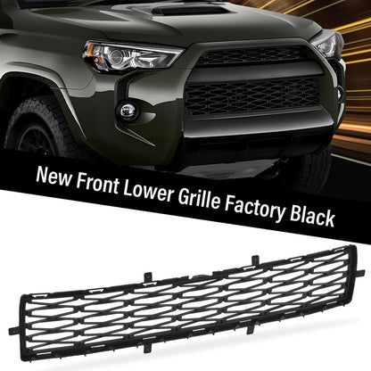 G-PLUS Front Bumper Lower Grille Compatible with Toyota 4Runner TRD SR5 Trail 2014-2020 Black Textured Grill Guards Accessories Factory 5311235060 TO1036148