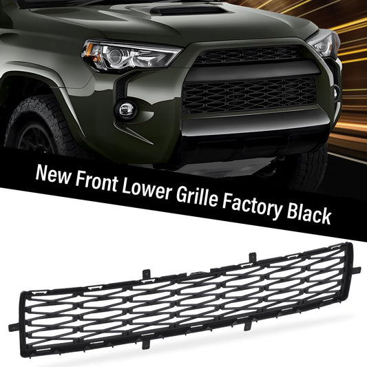 G-PLUS Front Bumper Lower Grille Compatible with Toyota 4Runner TRD SR5 Trail 2014-2020 Black Textured Grill Guards Accessories Factory 5311235060 TO1036148