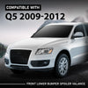 G-PLUS Front Lower Bumper Spoiler Valance, Compatible with Audi Q5 2009-2012, 8R0807061DGRU, AU1094102