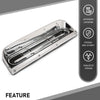 G-PLUS Dash Bezel Trim Compatible with Ford F100 F350 Truck 1967 1968 1969 1970 1971 1972 Chrome Dashboard Cover Panel