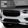 G-PLUS Front Bumper Lower Grille Center Grill Compatible with Volvo XC60 2018-2021 VO1036107, 31425175 Black