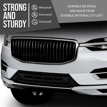 G-PLUS Front Bumper Lower Grille Center Grill Compatible with Volvo XC60 2018-2021 VO1036107, 31425175 Black