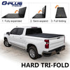 G-PLUS Hard Tri-Fold Truck Tonneau Cover Compatible with 2005-2011 Dodge Dakota Quad Cab/Standard Cab 6'5" Standard Short Bed