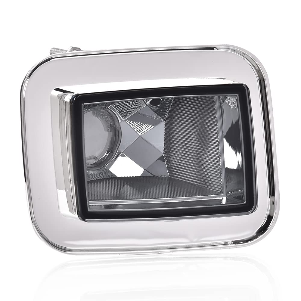 G-PLUS Front Clear Chrome Parking Signal Light Set Compatible with 2003-2008 H2 Hummer 2005-2008 H2 SUT 844176005571