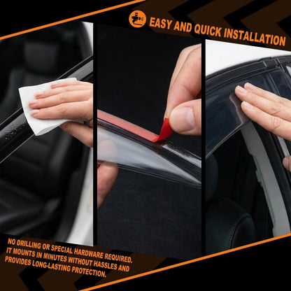 G-PLUS in-Channel Side Window Vent Visor Deflectors Rain Guards Compatible with Chevy Colorado Crew Cab 2015-2022; Fit GMC Canyon Crew Cab 2015-2022; Not Fit Extended/Double Cab 4 PCS Smoky