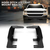 G-PLUS Hood Ditch LED Light Mount Bracket Compatible with Chevy Silverado GMC Sierra 1500 2014-2019,Fit Chevy Tahoe Suburban 1500 2500 2014-2019,Fit GMC Yukon 2014-2019