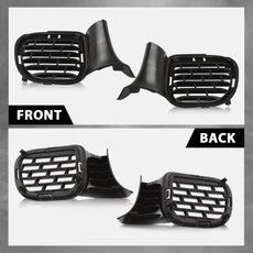 G-PLUS Fog Light Covers 2PCS for Dodge Challenger Hellcat Widebody 2015-2023 Black Product Image