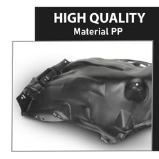 G-PLUS Fender Liner for Toyota Camry 2018-2020 Front Right Black Close-up View