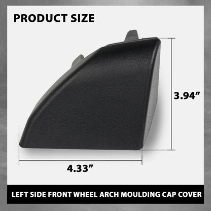 G-PLUS Front Wheel Arch Moulding Cap Cover Left Side Compatible with LR3 LR4 Black
