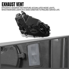 G-PLUS LED Headlight for Benz GLC Class 2020-2022 Black Left Side Product Image