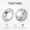 G-PLUS 17" Dually Wheel Simulators Dual Skins Liners Compatible with Dodge Ram 2003-2018/Fit Dodge Ram Chassis Cab 2013-2018 Chrome 52106937AB 52106882AA 52106877AB 52106876AA 4 PCS