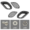 G-PLUS Front Bumper Body Kit Compatible with Dodge Charger 2015 2016 2017 2018 2019 2020 2021 2022 SRT Style 9PCS, Black