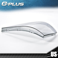 G-PLUS Headlight Lens Cover for GMC Sierra 1500 2500HD 3500HD 2007-2013 Smoke Pair Front View