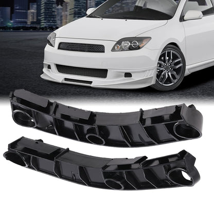 G-PLUS 2PCS Front Bumper Brackets Driver & Passenger Side Compatible with Scion tC Base 2005-2010/Scion tC Spec 2007-2008 Black
