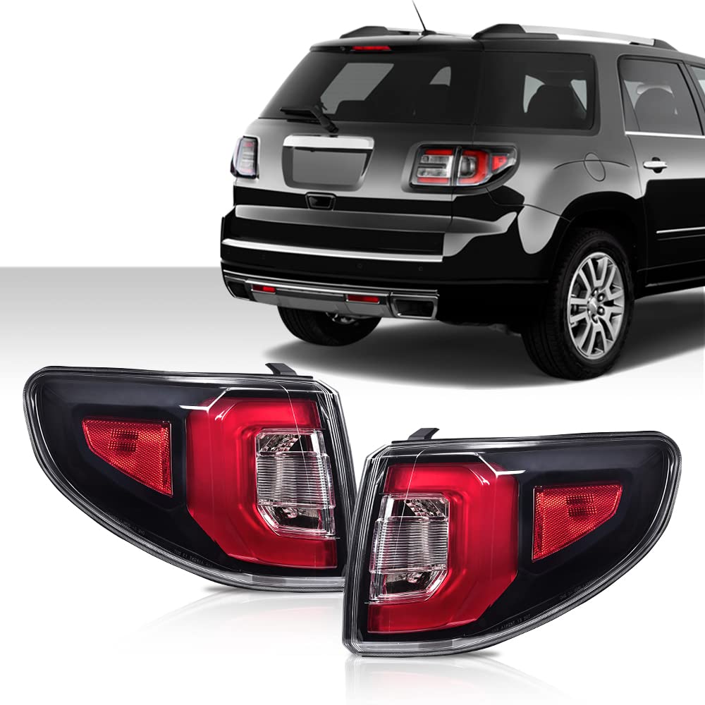 G-PLUS Tail Lights, Compatible with GMC Acadia 2013-2016,Fit GMC Acadia Limited 2017 Left Driver & Right Passenger Rear Lamp Luces Traseras, Faros Traseros Luces Traseras Rear Brake Lamps Assembly