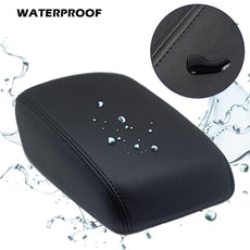 G-PLUS Center Console Cover for Dodge Charger 2008-2010 Black Leather Side View