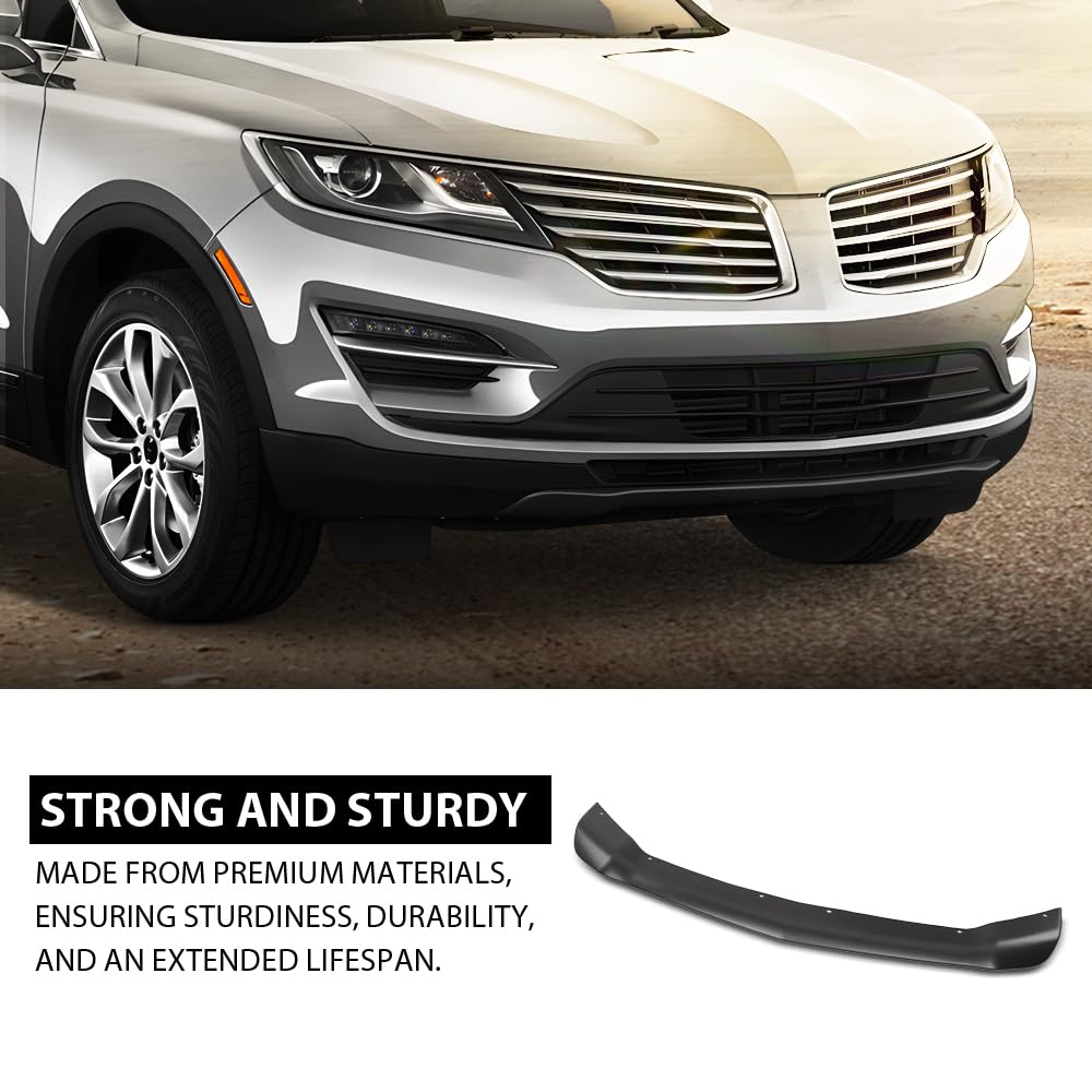 G-PLUS Front Lower Bumper Face Bar Trim Molding, Compatible with Lincoln MKC 2015-2018, EJ7Z8419AA, FO1095256