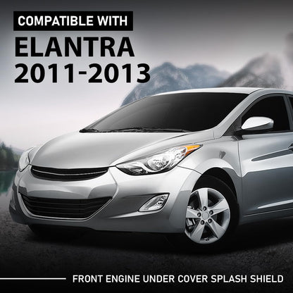 G-PLUS Front Engine Under Cover Splash Shield Compatible with Hyundai Elantra Sedan 2011-2013 HY1228166