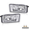 G-PLUS Front Bumper Fog Lights W/Bulbs Compatible With Chevy Silverado/Tahoe/Fit Suburban 2007-2015 Left & Right Driving Fog Lamp Accessories Neblineros Para Autos Delantero Faros Antiniebla