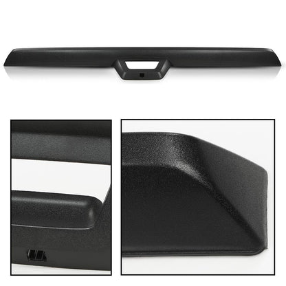 G-PLUS Tailgate Cap Cover Top Molding Trim Spoiler w/Camera Hole Compatible with Chevy Avalanche 2007-2013/Fit Cadillac Escalade EXT 2007-2013 19354904 19354903 15902098 25865156 GM1994113 Textured