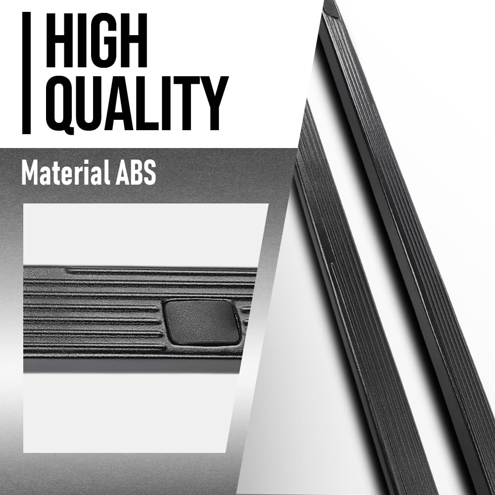 G-PLUS Side Rail Molding Covers Compatible with Ford F250 F350 F450 F550 Super Duty 2002-2016 Fit Models with 6 3/4 FT Truck Bed 2C3Z99291A40BAA 2C3Z99291A41BAA Black