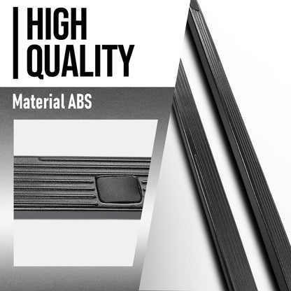G-PLUS Side Rail Molding Covers Compatible with Ford F250 F350 F450 F550 Super Duty 2002-2016 Fit Models with 6 3/4 FT Truck Bed 2C3Z99291A40BAA 2C3Z99291A41BAA Black