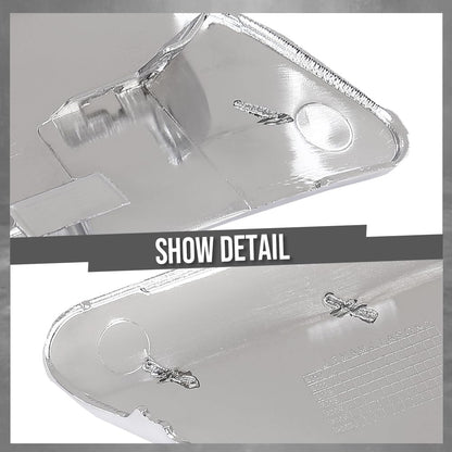 G-PLUS Front Right Side Bumper Tow Hook Eye Cover Compatible with Benz ML400 4Matic 2015 / ML550 4Matic 2013 Fit Benz ML550 Base 2012-2015 1668851223, MB1029126 Silver