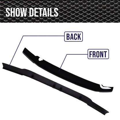 G-PLUS Hood Deflector Compatible with Ford F250 F350 F450 F550 Super Duty 2017 2018 2019, Bug Shield Guard Bonnet Protector, Black