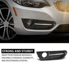 G-PLUS Fog Light Cover Trim for BMW 230i xDrive 2017-2021 Right Side Additional Angle