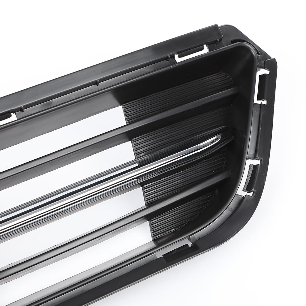G-PLUS Front Lower Bumper Radiator Grill w/Chrome Black Compatible with Kia Optima(submodel: Limited, SX, LX, EX) 2014 2015 865614C700