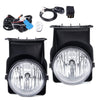 G-PLUS Bumper Fog Lights Pair Compatible With GMC Sierra 1500 2500 3500 2003-2006 Pickup Lamps Left and Right Clear