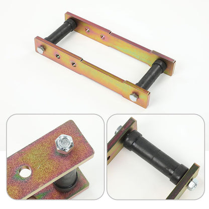 G-PLUS Adjustable 1" to 4" Rear Leaf Spring Shackle Lift Kit Compatible with Dodge Dart 1963-1976/ Demon 1971-1972/Lancer 1961-1962, Fit Plymouth Barracuda 1964-1969/ Valiant 1960-1976 SK-5005