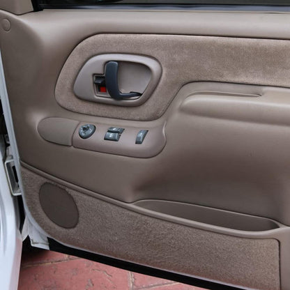 G-PLUS Door Handle Trim Set Compatible with Chevy C1500 Truck 1995-1999/Fit C2500 1995-2000 Truck Interior Door Handle Bezel 2PCS 15708087 15708088