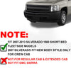 G-PLUS Fender Flares, Compatible with Chevy Silverado 1500 2007-2013 Fleetside 69.3" Short Bed Crew Cab (Only Fit 2007 Silverado New Body Style, Not Fit GMC models) Textured Protector Cover